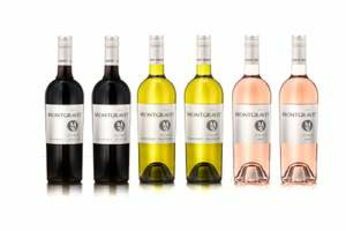 6er Weinbox Montgravet Vin de France 2018 - 2x Cabernet Merlot - 2x Chardonnay Sauvignon - 2x Rosé | 12 - 13 % vol | 6 x 0,75 l