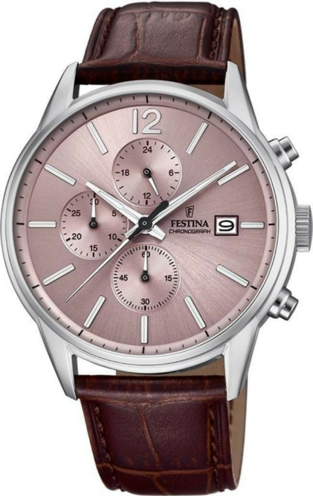 Festina Herren Chronograph Quarz Uhr Leder Armband F20284/2 für 53,78€ [Brasty]