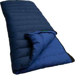 Lowland Outdoor Companion NC 2 Daunenschlafsack, Blau, 220x80 cm Single