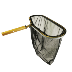 well2wellness® Poolkescher Bodenkescher Tiefenkescher 'Luxus' - tief mit ALURAHMEN + ALUGRIFF und extra großem Netz (1204) Bodenkescher Luxus