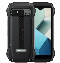 Blackview N6000 Mini Outdoor Handy ohne Vertrag, 4,3-Zoll-Display, 48MP+16MP Kamera, Helio G99 16GB+256GB, IP68 IP69K Wasserdichtes Android 13 Handy, Handschuhmodus, 3880mAh Akku, GPS NFC Schwarz