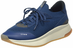 BOSS Herren TTNM EVO Slon Sock-Sneakers mit gestricktem Obermaterial und Fischgrät-Sohle Hellblau 46 Größe 46