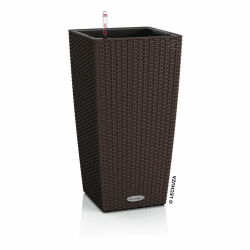 LECHUZA CUBICO Cottage 40 mokka 15245 39.5x39.5x75.5 cm Mokka