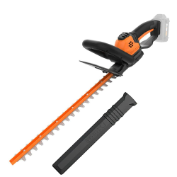 WORX WG261E.9 Akku-Heckenschere – Hecken- und Strauchschere mit 44 cm Schwertlänge – 16mm Zahnabstand – Ideal für hohe Hecken – leicht & kompakt – PowerShare kompatibel – ohne Akku & Ladegerät 44cm Schwertlänge Single