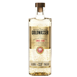 ORIGINAL DANZIGER Goldwasser, Kräuterlikör 40% vol., Likör mit 22-karätigem Gold, der wahrscheinlich älteste Liqueur der Welt - seit 1606 (1 x 0.7 l) | 700 ml (1er Pack) 700 ml (1er Pack) Goldwasser