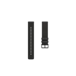 Polar Wechselarmbänder - 20mm Uhrenarmband (Kompatibel mit Ignite, Ignite 2, Ignite 3, Unite, Pacer, Pacer Pro) Grau M, 20mm FKM/Textil (Dornschließe)