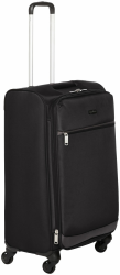 Amazon Basics - Roll-Reisetrolley, 74 cm, Schwarz 74cm Schwarz