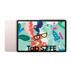 Samsung Galaxy Tab S7 FE, 12,4 Zoll, 64 GB interner Speicher, 4 GB RAM, Wi-Fi, Android Tablet inklusive S pen, Mystic Pink Pink Wi-Fi