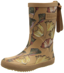 Bisgaard Unisex Baby Fashion Rain Boot 22 EU Camel Flowers