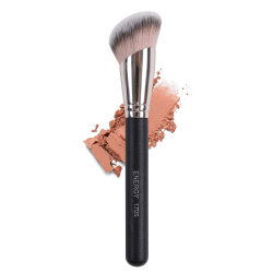 ENERGY Großer geneigter Foundation Pinsel, Blush Pinsel, Make-up-Pinsel zum Verblenden für flüssiges Make-up, Creme, Pudergrundierung - 170s Black 25.77g