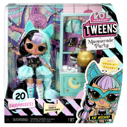 L.O.L. Surprise Tweens Masquerade Party Modepuppe mit 20 Überraschungen - Kat Mischief - Inklusive Partyzubehör und Zwei Fashion Looks - Für Kinder & Sammler ab 4 Jahren