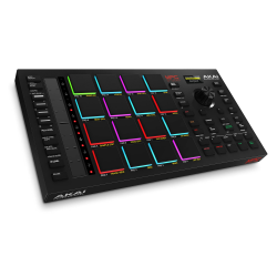 Akai Professional MPC Studio - MIDI-Controller Beat Maker mit 16 anschlagsdynamischen RGB Pads, MPC Software, zuweisbarem Touch Strip & LCD Display