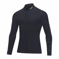 Neoprenanzug Top 1.5mm/3mm Neoprenanzug Jacke mit ReiĂverschluss - Langarm-Tauchjacke fĂŒr MĂ€nner & Frauen zum Schwimmen, Schnorcheln, Tauchen & Surfen 4XL 3 mm - Uomo