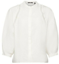 Esprit Gewebte Leinenbluse (033EO1F305) off white