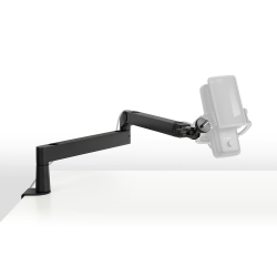 Elgato Wave Mic Arm LP - Premium Low Profile Mikrofonarm mit Kabelkanälen für einen sauberen Arbeitsplatz, Tischklemme, vielseitig, voll einstellbar, ideal für Podcast, Streaming, Gaming, Home Office Mic Arm Low Profile (Schwarz)