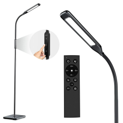 LASTAR LED Stehlampe, 550 Lumen Stehlampe mit einstellbarer 3000K-6500K Farbtemperatur & 5 Helligkeitsstufen, 1H Timer & Memory Funktion Stehlampen mit Fernbedienung und Touch Control für Wohnzimmer Upgrade der Fernbedienung