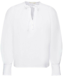 Esprit Baumwollbluse mit Bindedetail (023CC1F303) white