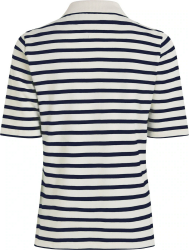 Tommy Hilfiger 1985 Regular Pique Stripe Short Sleeve Polo white blue (WW0WW39531-03M)