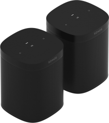 Sonos One SL 2 Room Starter Set schwarz