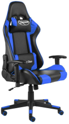 vidaXL Gamer Rotating Chair Blue