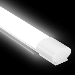 IEGLED LED Feuchtraumleuchte 150CM, Deckenleuchte LED Röhre 45W 5000LM,IP66 LED Kellerleuchte,Wasserfest Feuchtraumlampe Wannenleuchte für Keller Werkstatt Garage Küche Bad Büro,Neutralweiß,4000K 45W 150CM 1 Stück