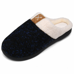 Mishansha Hausschuhe Winter Warm Pantoffeln mit Memory Foam Sohle, Unisex-Erwachsene 42/43 EU Türkis