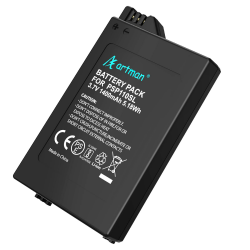 PSP-S110 Akku,Artman 1400mAh Ersatz PSP 2000 Akku PSP 3000 Akku kompatibel mit Sony PSP Slim & Lite (PSP-2000 /PSP-2004) /PSP Brite (PSP-3000 /PSP-3004) PSP-S110 Ersatzakku Batterie 1*PSP-S110 Akku