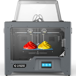 FLASHFORGE 3D-Drucker Creator Pro 2 mit unabhängigem Dual-Direktantrieb-Extruder für 4 Druckmodi, Metallrahmenstruktur, Acrylabdeckungen, stabiler & präziser Druck mit ABS, PLA, PETG, PVA, HIPS Large