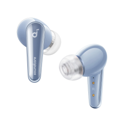 soundcore by Anker Liberty 4, Bluetooth In-Ear Kopfhörer mit Noice Cancelling (ANC), ACAA 3.0, Duale dynamische Treiber für Hi-Res Premium Klang, Spatial Audio, Herzfrequenzsensor(blau)