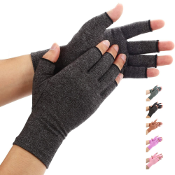 Duerer Arthritis Handschuhe - Compression Handschuhe f¨¹r Rheumatoide & Osteoarthritis - Handschuhe bieten arthritische Gelenkschmerzen Linderung der Symptome - M?nner und Frauen(Schwarz, L)