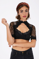 Krüger Dirndlbluse Pippa (schwarz)
