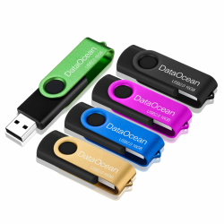 DataOcean USB Stick 5 Stück 16GB USB 2.0 Flash Drive Speicherstick USB-Flash-Laufwerk Memory Stick(16GB Schwarz, Grün, Gold, Blau, Pink)