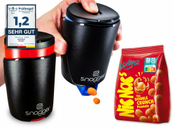 snagger DOPPELPACK - Der Snackspender/saubere Hände beim snacken/geeignet für Erdnüsse, NicNacs, UVM/Gamer Geschenk, Geschenke für Männer Frauen, Nicnac Spender / (Doppelpack-Classic)