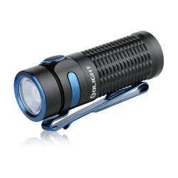OLIGHT Baton 3 LED Aufladbare Kaltweiße Taschenlampe Hell 1200 Lumen 166 Meter Leuchtweite, 6 Lichtmodi mit Timing Funktion Wasserdicht IPX8 Kleine Taschenlampe Ideal für Outdoor, Camping (Schwarz)