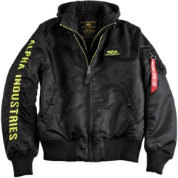 Alpha Industries MA-1 D-Tec SE black/lime
