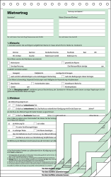 SIGEL MV480/25 Mietverträge mit Hausordnung, selbstdurchschreibend, 4x2 Blatt, DIN A4, 25 Stück