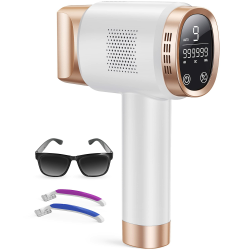 AMINZER IPL Geräte Haarentfernung Laser mit 3 Funktionen HR/SC/RA,9 Energiestufen,999,900 Lichtimpulse,Laser Haarentfernung für Männer, Frauen, Gesicht, Achseln, Beine Nachtsichtgeräte