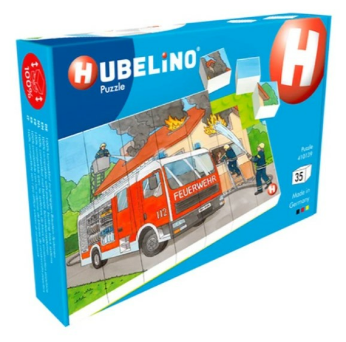 HUBELINO Puzzle Feuerwehreinsatz 35-tlg.