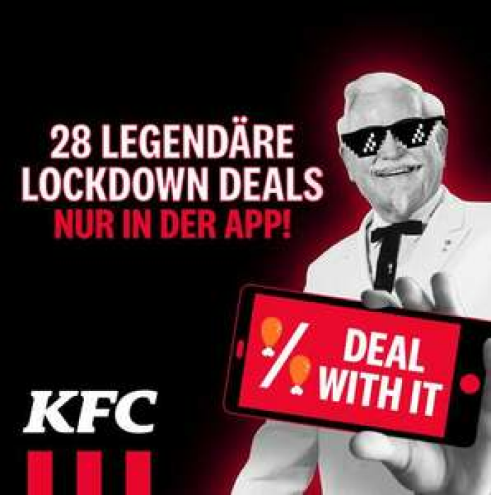 KFC - 28 legendäre Deals bis zum 29.11. - Nur in der App