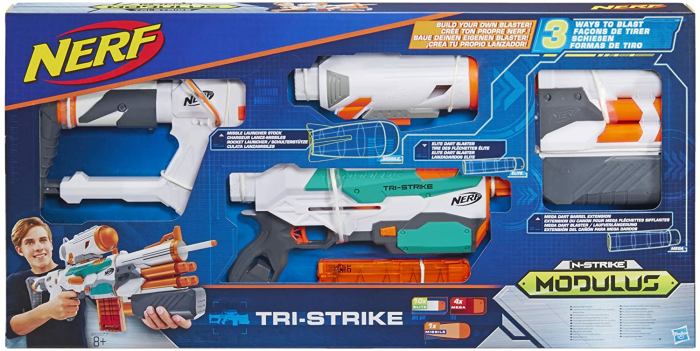 Hasbro Nerf B5577EU4 - N-Strike Tri Strike Elite Modulus Blaster (SparToys)