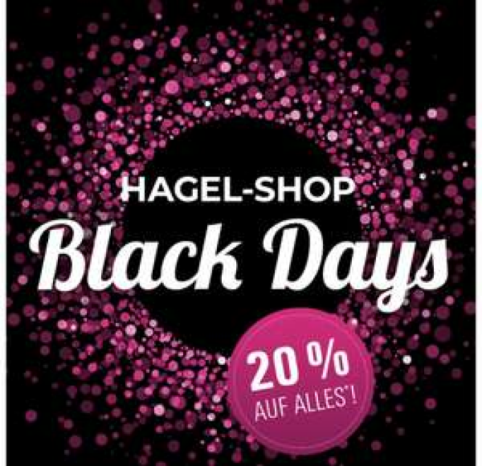 Black Days bei Hagel Shop- 20% auf Alles*