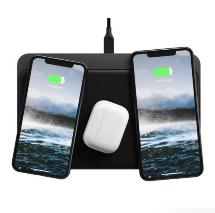 Nomad Base Station Pro Dual Qi-Ladestation Wireless-Charger in schwarz