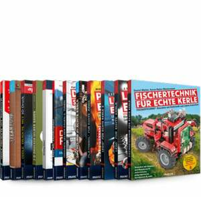 500 Maker-Projekte für die ganze Familie (12 E-Books im PDF-Format z.B. Richtig löten, Projekte mit Raspberry Pi, Lego, Playmobile uvm.)