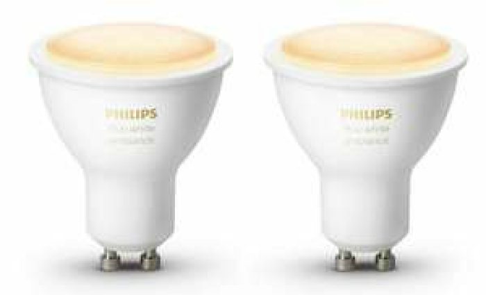 Philips Hue White Ambiance 2x GU10 Glühbirne, 5,5 Watt, Bluetooth