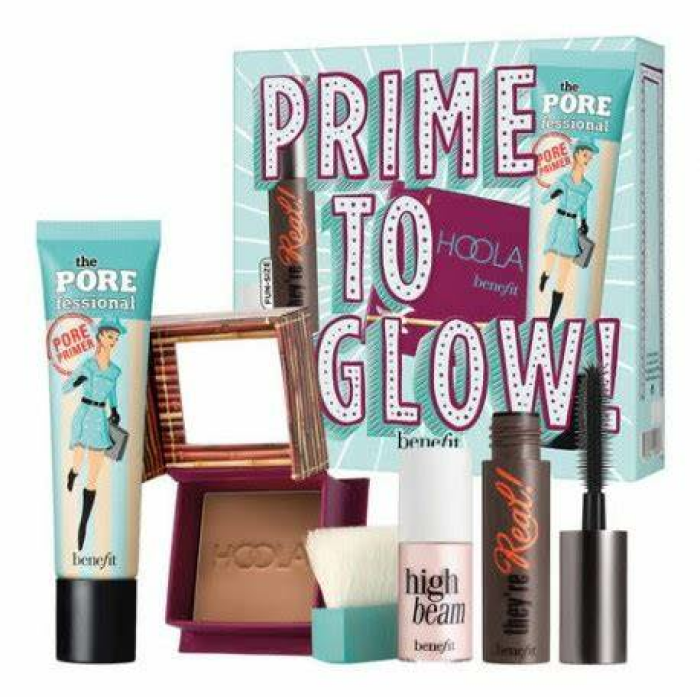 Prime to Glow! - Primer, Bronzer, Mascara & Highlighter-Set