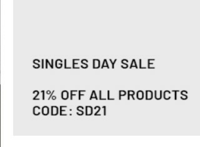 NUR HEUTE! BSTN: Singles Day Sale – 21 % Rabatt