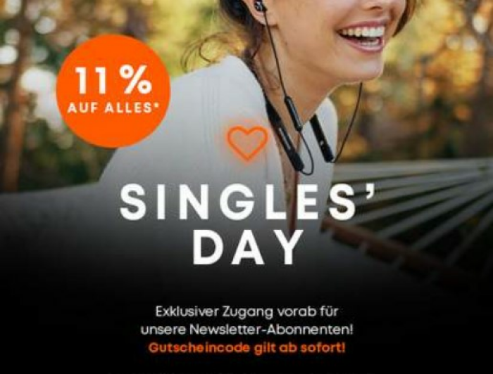 NUR HEUTE! Singles day bei Beyerdynamic - 11% auf alles