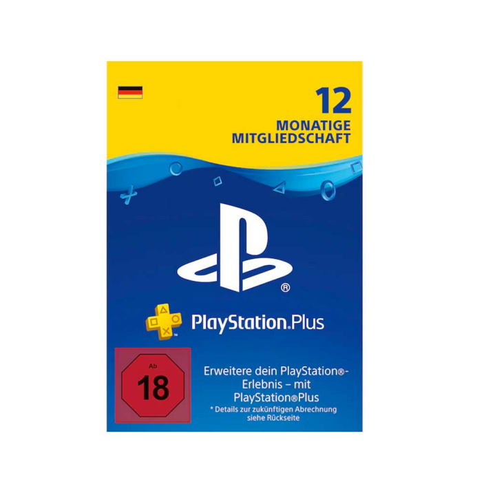 [Nur noch heute] Sony Playstation Plus DE - 12 Monate Mitgliedschaft