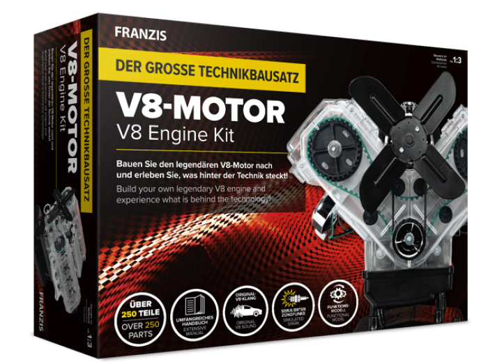 Franzis Der Grosse Technikbausatz: V8-Motor - Der große Technikbausatz