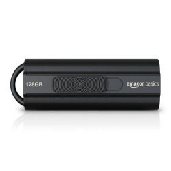 Amazon Basics 128 GB USB 3.1 Flash-Laufwerk, lesegeschwindigkeit von bis zu 130 Mbit/s, Schwarz Angebot bei HelloDeals